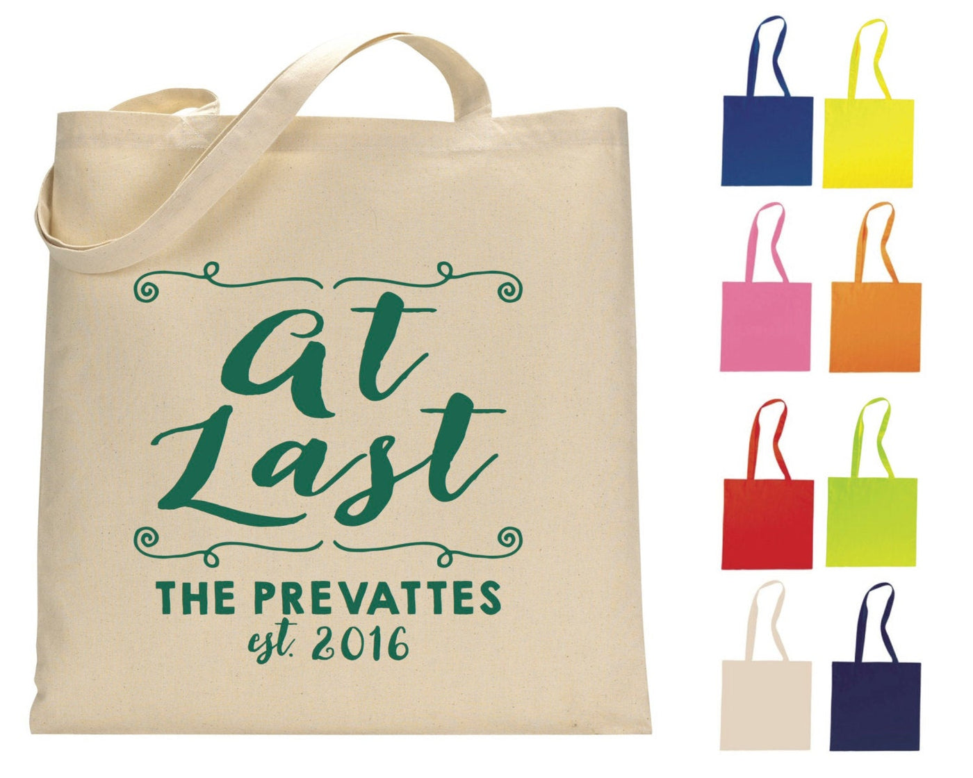 At Last Tote Bag Wedding Favor 1223