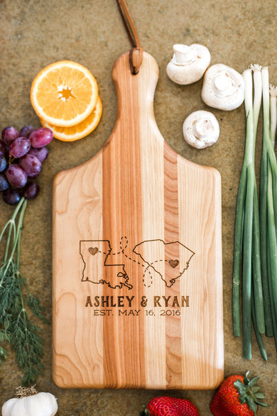 State Gift, Engraved Cutting Boards, Unique Gifts, Personalized Wedding Gifts, Housewarming Gifts, Anniversary Gifts, Cutting Boards, 1490