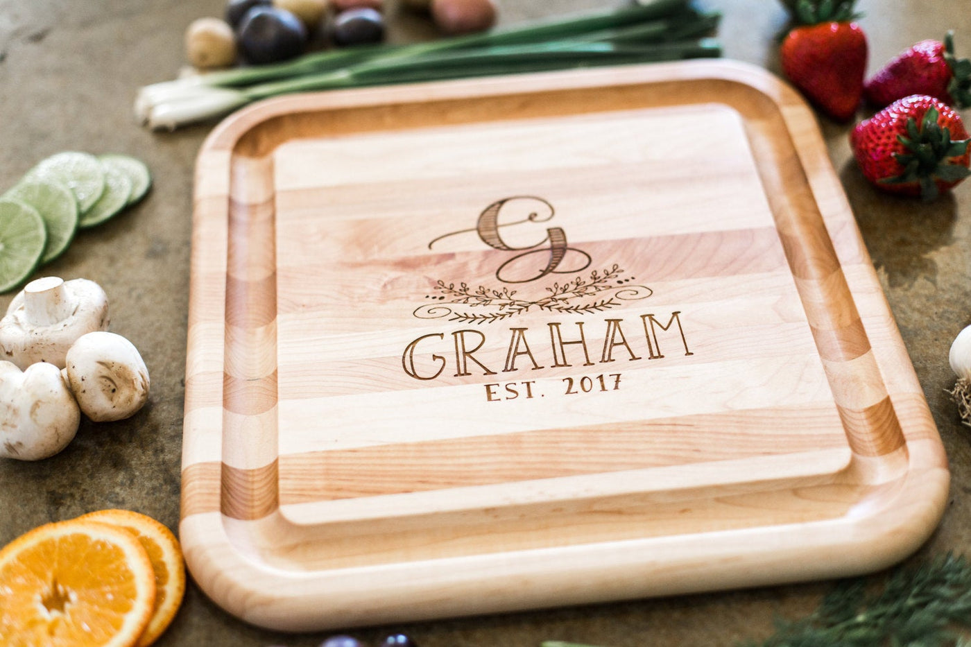 Custom Housewarming Engraved Cutting Board